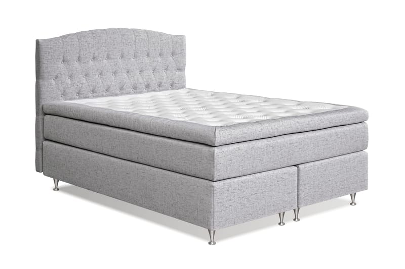 Belda Kontinentalsäng 160x200Fast/Medium - Ljusgrå - Products - Möbler - Säng - Kontinentalsäng