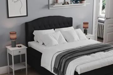 Belda Sängpaket 120x200 Medium - Svart - Products - Möbler - Säng - Enkelsäng