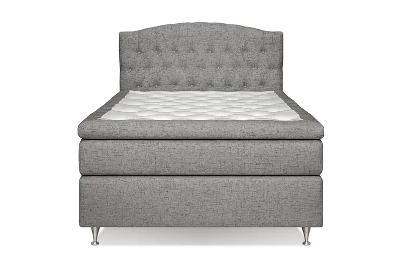 Belda Sängpaket 140x200 Fast - Grå - Products - Möbler - Säng - Kontinentalsäng