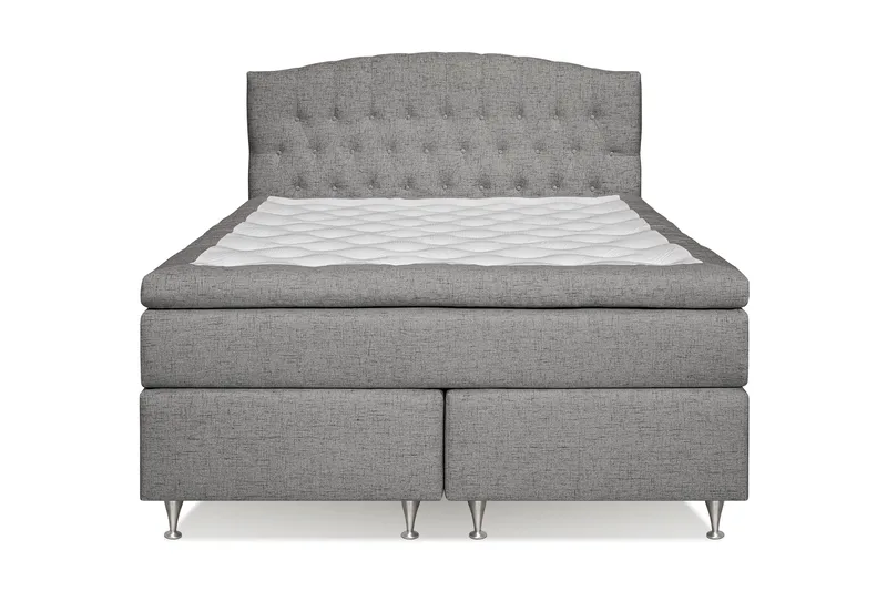 Belda Sängpaket 160x200 Fast/Medium - Grå - Products - Möbler - Säng - Kontinentalsäng