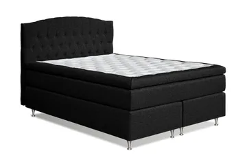 Belda Sängpaket 160x200 Fast/Medium - Svart - Products - Möbler - Säng - Kontinentalsäng