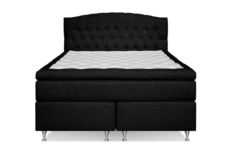 Belda Sängpaket 160x200 Fast/Medium - Svart - Products - Möbler - Säng - Kontinentalsäng
