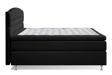 Belda Sängpaket 160x200 Fast/Medium - Svart - Products - Möbler - Säng - Kontinentalsäng