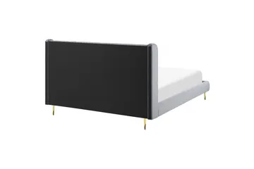 Bernie Sängram 140x200 cm - Grå/Guld - Products - Möbler - Säng - Sängram & sängstomme