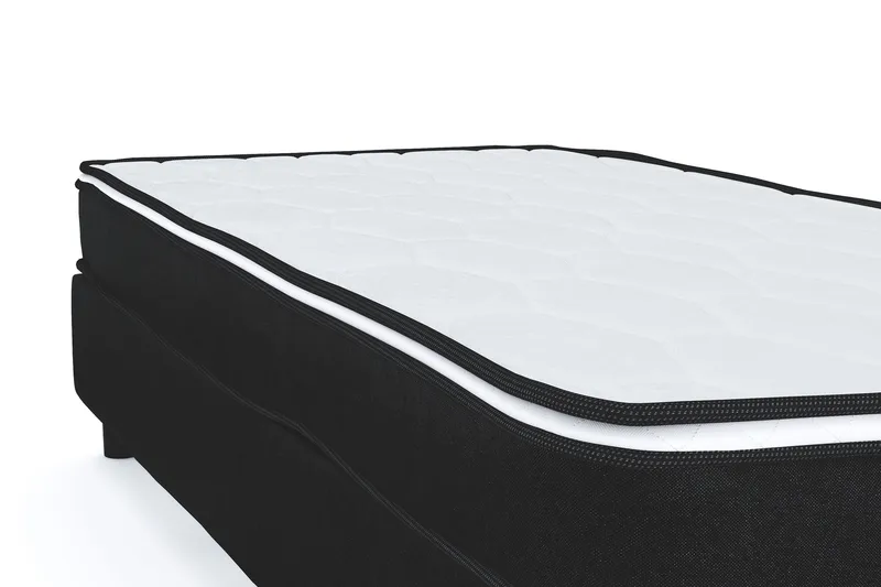Billingen Kontinentalsäng 90x200 cm - Svart - Products - Möbler - Säng - Kontinentalsäng
