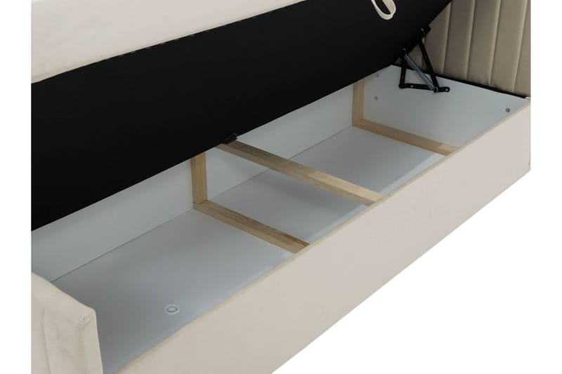 Calrosor Sängpaket Kontinentalsäng med Förvaring 160x200 cm - Grå - Products - Möbler - Säng - Komplett sängpaket