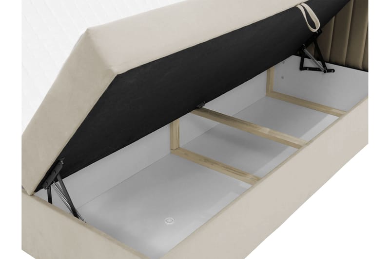 Calrosor Sängpaket Kontinentalsäng med Förvaring 180x200 cm - Grå - Products - Möbler - Säng - Komplett sängpaket