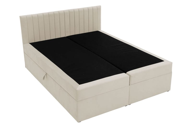 Calrosor Sängpaket Kontinentalsäng med Förvaring 180x200 cm - Grå - Products - Möbler - Säng - Komplett sängpaket