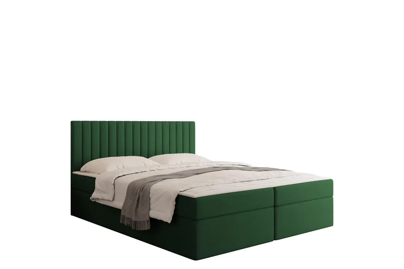 Calrosor Sängpaket Kontinentalsäng med Förvaring 180x200 cm - Grön - Products - Möbler - Säng - Komplett sängpaket
