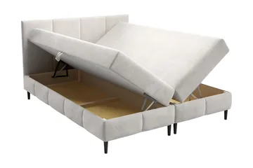 Celestine Förvaringssäng 120x200 cm - Beige/Grå - Products - Möbler - Säng - Komplett sängpaket