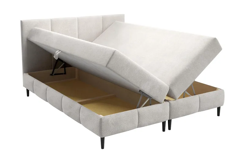Celestine Förvaringssäng 200x200 cm - Svart - Products - Möbler - Säng - Komplett sängpaket