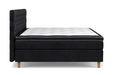 Celine Kontinentalsäng 160x200cm - Svart/Sammet - Products - Möbler - Säng - Kontinentalsäng