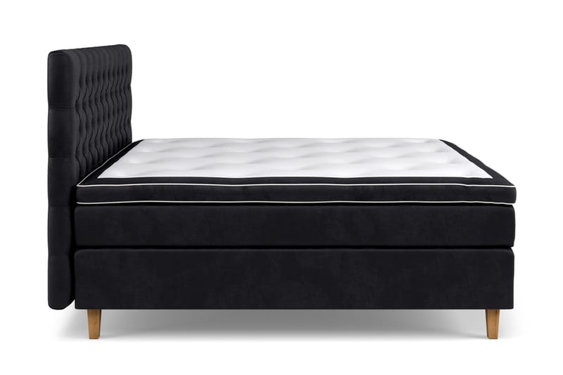 Celine Kontinentalsäng 160x200cm - Svart/Sammet - Products - Möbler - Säng - Kontinentalsäng
