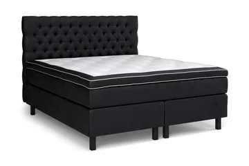 Celine Kontinentalsäng 180x200cm - Svart/Sammet - Products - Möbler - Säng - Kontinentalsäng