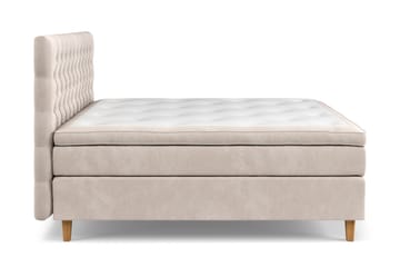 Celine Sängpaket 160x200cm - Beige/Sammet - Products - Möbler - Säng - Kontinentalsäng