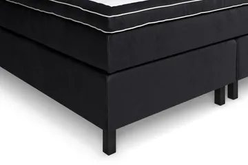 Celine Sängpaket 210x210cm - Svart/Sammet - Products - Möbler - Säng - Kontinentalsäng