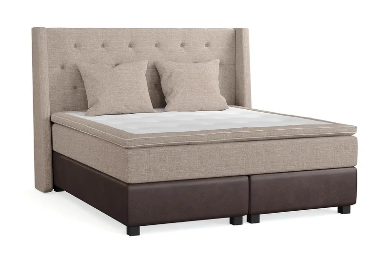 Cuba Kontinentalsäng 180x200 - (+Fler val) Beige/Brun - Products - Möbler - Säng - Kontinentalsäng
