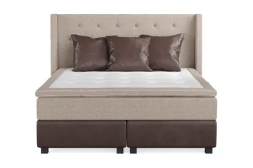 Tre bruna kuddar ingår - Beige/Brun