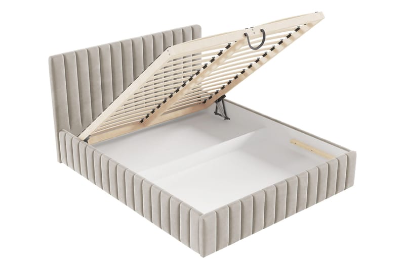 Desio Förvaringssäng 160x200 cm - Gul - Products - Möbler - Säng - Säng med förvaring