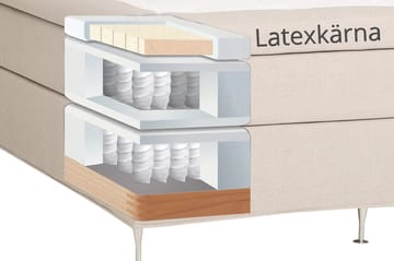 Dolly Kontinentalsäng 160x200 cm - Beige - Products - Möbler - Säng - Kontinentalsäng