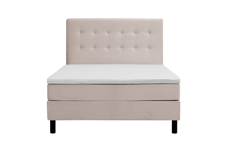 Dream Komplett Sängpaket 140x200 cm Knappar - Beige - Products - Möbler - Säng - Kontinentalsäng