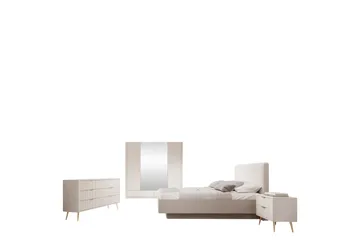 Forba Möbelset För Sovrum - Beige - Products - Möbler - Säng - Möbelset för sovrum