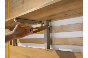 Rauk Sängskåp 151x228 cm - Vit - Products - Möbler - Säng - Gästsäng & extrasäng - Sängskåp