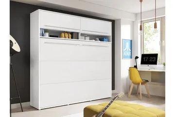 Rauk Sängskåp - Vit Högglans - Products - Möbler - Säng - Gästsäng & extrasäng - Sängskåp