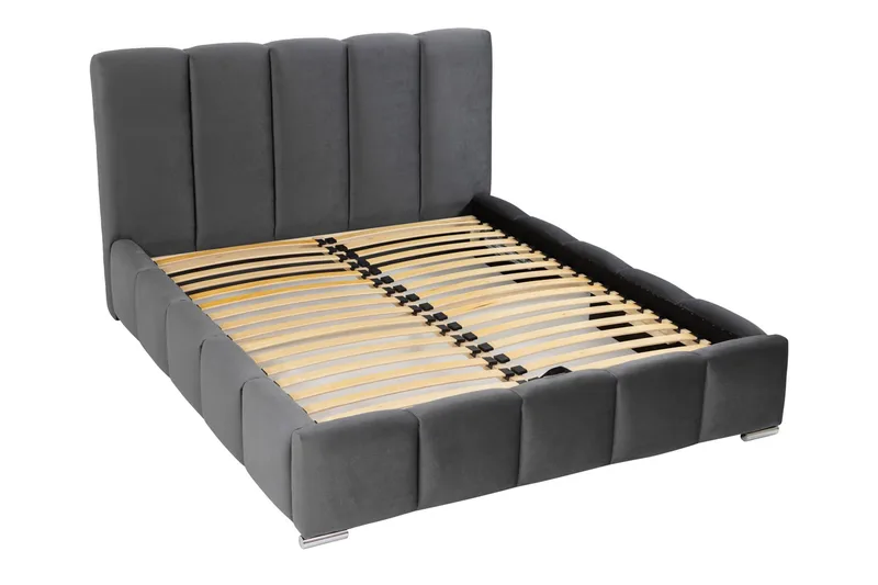 Gioia Förvaringssäng 140x200 cm - Svart - Products - Möbler - Säng - Säng med förvaring