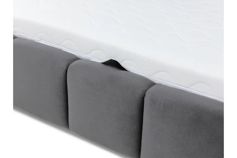 Gioia Förvaringssäng 160x200 cm - Grå - Products - Möbler - Säng - Säng med förvaring
