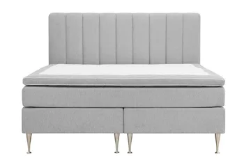 Hilton High Komplett Sängpaket 160x200 cm - Grå - Products - Möbler - Säng - Kontinentalsäng