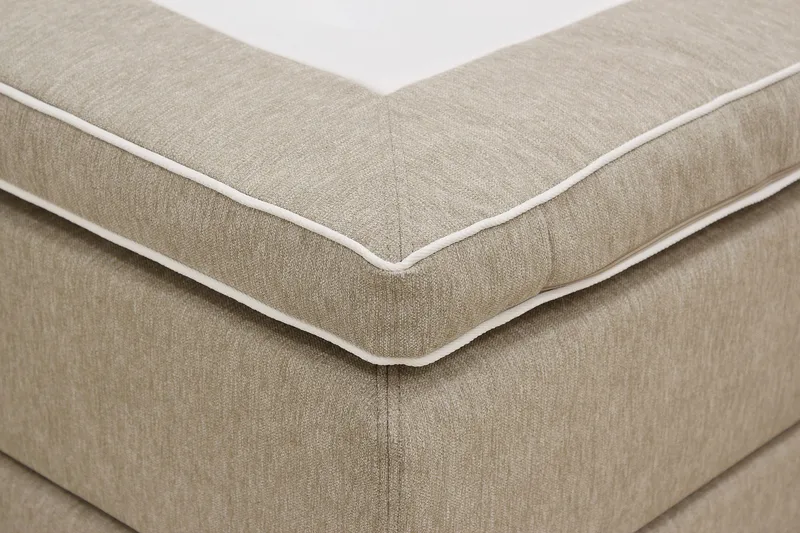 Hilton High Komplett Sängpaket 180x200 cm - Beige - Products - Möbler - Säng - Kontinentalsäng