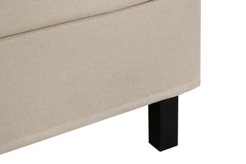 Hilton Komplett Sängpaket 160x200 cm Kontinentalsäng med rutad sänggavel - Beige - Products - Möbler - Säng - Kontinentalsäng