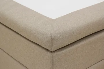 Hilton Komplett Sängpaket 180x200 cm Kontinentalsäng med rutad sänggavel - Beige - Products - Möbler - Säng - Kontinentalsäng