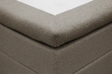Hilton Komplett Sängpaket 180x200 cm Kontinentalsäng med rutad sänggavel - Brun - Products - Möbler - Säng - Kontinentalsäng
