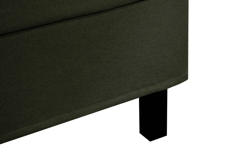 Hilton Komplett Sängpaket 180x200 cm Kontinentalsäng med rutad sänggavel - Grön - Products - Möbler - Säng - Kontinentalsäng