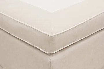 Hilton Lyx Komplett Sängpaket 160x200 cm Kontinentalsäng med knappad sänggavel - Ljusbeige - Products - Möbler - Säng - Kontinentalsäng