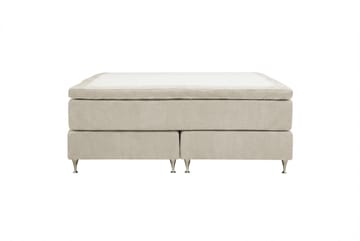 Hilton Premium Kontinentalsäng 160x200 cm - Beige Tyg - Products - Möbler - Säng - Kontinentalsäng