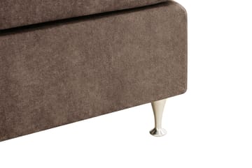 Hilton Premium Kontinentalsäng 180x200 cm - Brun Tyg - Products - Möbler - Säng - Kontinentalsäng