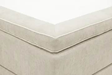 Hilton Premium Komplett Sängpaket 160x200 cm Kontinentalsäng med Sänggavel - Beige Tyg - Products - Möbler - Säng - Kontinentalsäng