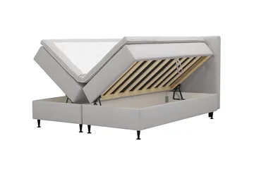 Hilton Plus Komplett Sängpaket med Förvaring 180x200 cm - Grå - Products - Möbler - Säng - Säng med förvaring