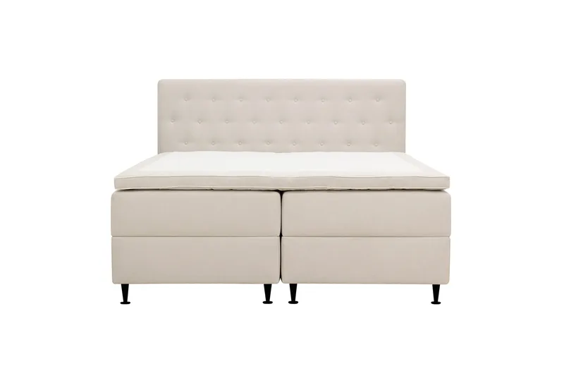 Hilton Plus Komplett Sängpaket med Förvaring 180x200 cm - Ljusbeige - Products - Möbler - Säng - Säng med förvaring