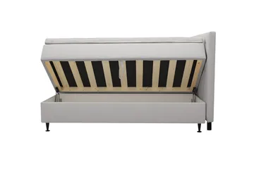 Hilton Plus Komplett Sängpaket med Förvaring 180x200 cm - Grå - Products - Möbler - Säng - Säng med förvaring