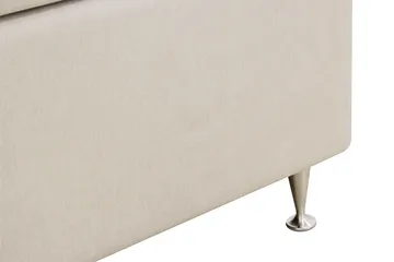 Hilton Premium Komplett Sängpaket 160x200 cm Kontinentalsäng med Sänggavel - Ljusbeige Tyg - Products - Möbler - Säng - Kontinentalsäng