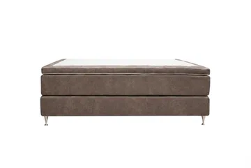 Hilton Premium Kontinentalsäng 160x200 cm - Brun Tyg - Products - Möbler - Säng - Kontinentalsäng