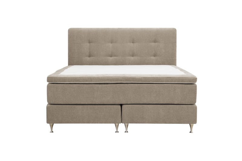 Hilton Premium Komplett Sängpaket 160x200 cm Kontinentalsäng med Sänggavel - Ljusbrun Tyg - Products - Möbler - Säng - Kontinentalsäng