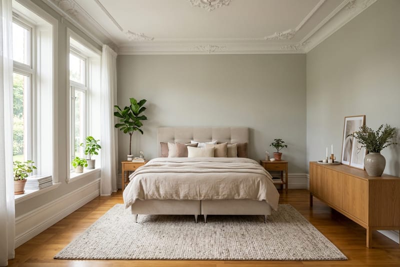 Hilton Premium Kontinentalsäng 180x200 cm - Beige Tyg - Products - Möbler - Säng - Kontinentalsäng