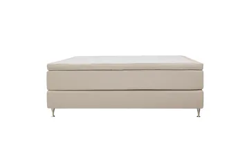 Hilton Premium Kontinentalsäng 180x200 cm - Ljusbeige Bouclé - Products - Möbler - Säng - Kontinentalsäng