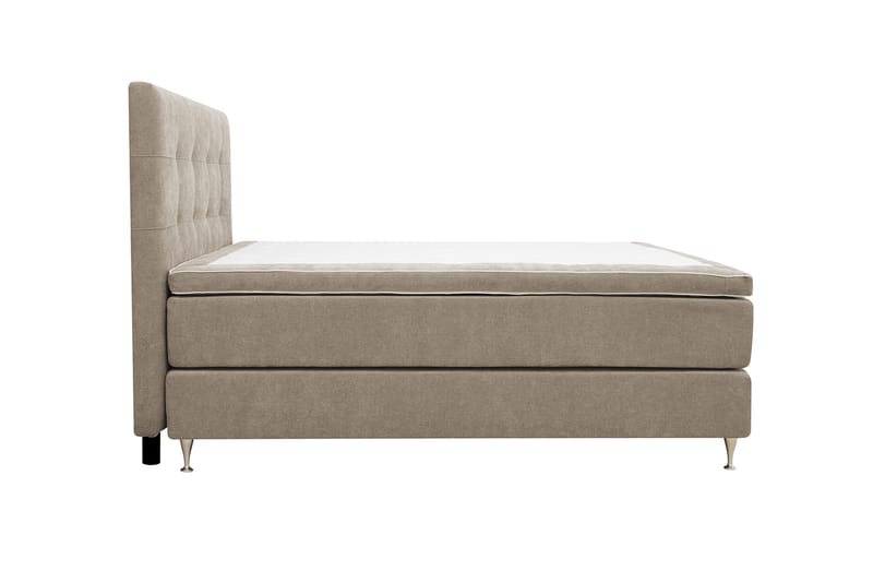 Hilton Premium Komplett Sängpaket 160x200 cm Kontinentalsäng med Sänggavel - Ljusbrun Tyg - Products - Möbler - Säng - Kontinentalsäng