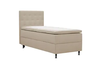 Hilton Plus Komplett Sängpaket med Förvaring 90x200 cm - Beige - Products - Möbler - Säng - Enkelsäng